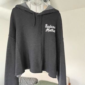 Cropped hoodie